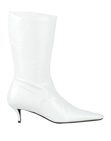 JIL SANDER Boots White Leather