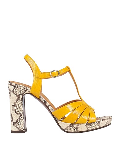 CHIE MIHARA Sandals Yellow Leather