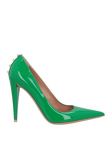 VALENTINO GARAVANI Décolleté Verde chiaro Pelle