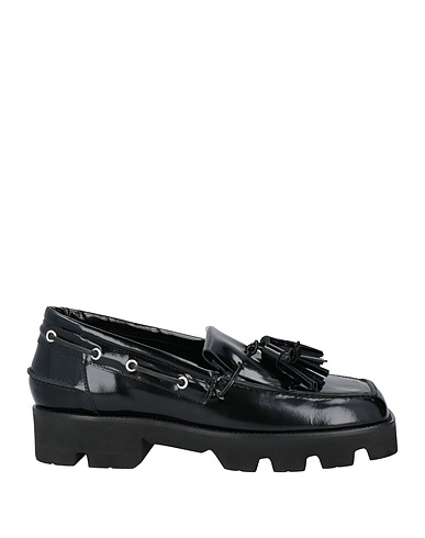 MSGM Loafers Black Leather
