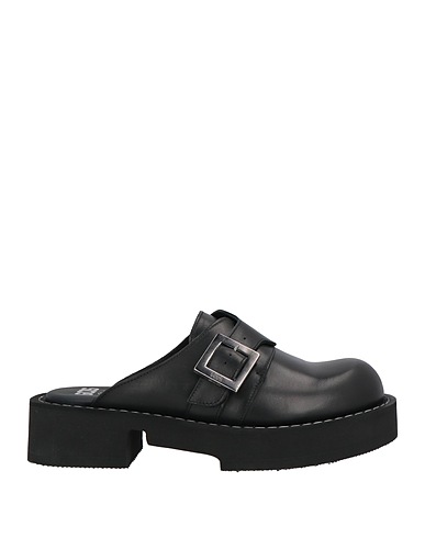 GCDS x CLARKS Mule e zoccoli Nero Pelle