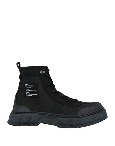 VIRÓN Ankle boot Black Textile fibres, Other Fibres