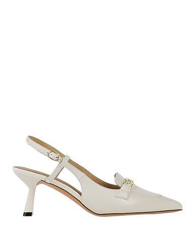 ALBERTO GUARDIANI Court Cream Leather
