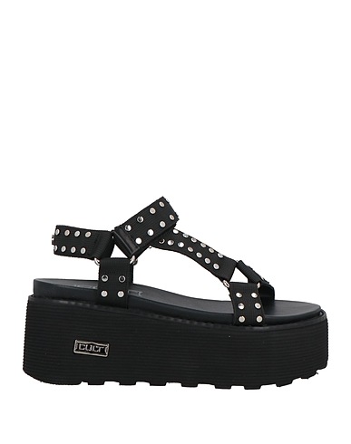 CULT Sandals Black Textile fibers