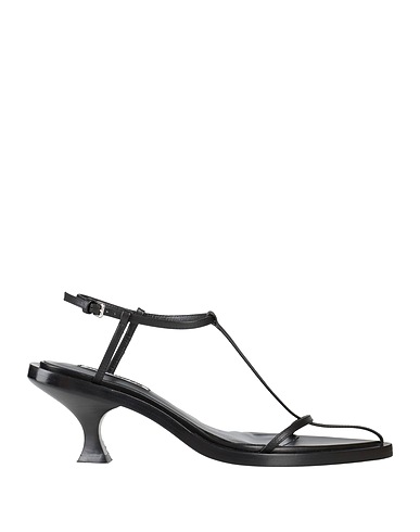 JIL SANDER Sandals Black Leather