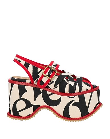 VIVIENNE WESTWOOD Sandals Black Textile fibers