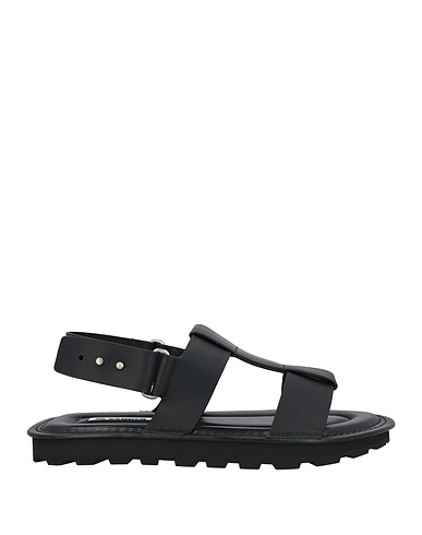 JIL SANDER Sandals Black Cowhide