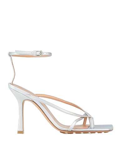 BOTTEGA VENETA Flip flops Silver Leather