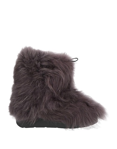 FABIANA FILIPPI Ankle boot Charcoal 100% Cashmere