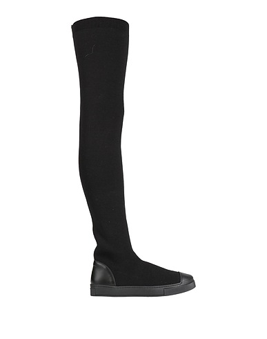 FABIANA FILIPPI Boots Black 46% Wool, 46% Acrylic, 7% Polyamide, 1% Elastane