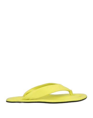 BY FAR Flip flops Lime green Leather
