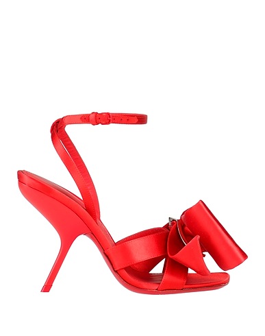 FERRAGAMO Sandals Red Textile fibers