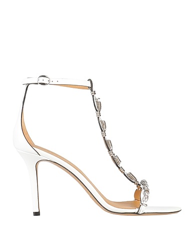 ISABEL MARANT Sandalen Weiß 100% Rindsleder