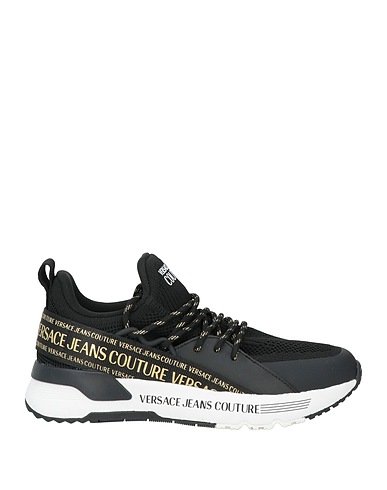 VERSACE JEANS COUTURE Sneakers Black Textile fibers