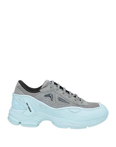 RAF SIMONS Sneakers Grey Leather, Textile fibres