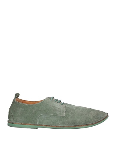 MARSÈLL Laced shoes Sage green Leather