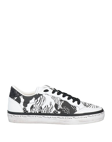 MANILA GRACE Sneakers BIANCO Leather