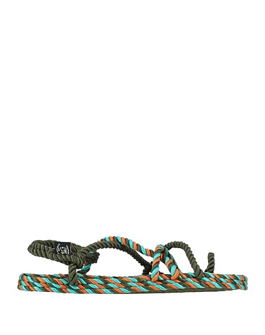NOMADIC STATE OF MIND® Infradito Verde militare Fibre tessili
