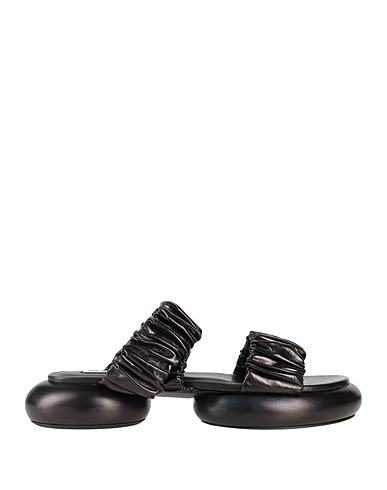JIL SANDER Sandals Black Calfskin