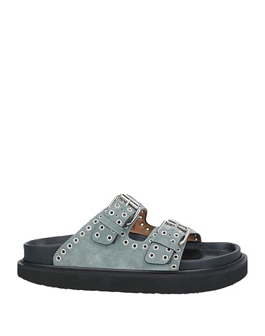 ISABEL MARANT Sandals Slate blue 100% Calfskin