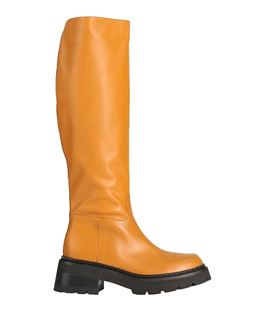 BY FAR Boots Mustard Leather
