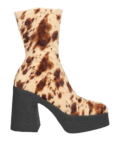 STELLA McCARTNEY Ankle boot Cream Textile fibres