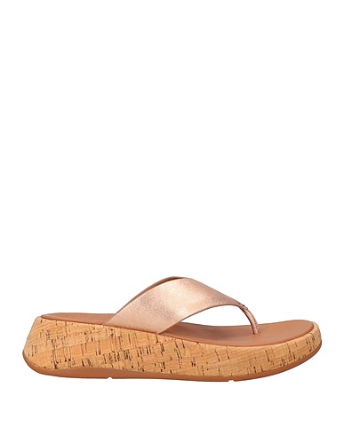 FITFLOP Flip flops Rose gold Leather