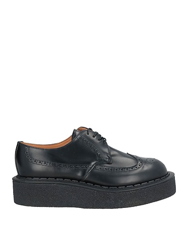 GEORGE COX Laced shoes Black Leather