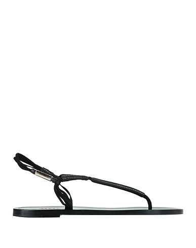 ISABEL MARANT Flip flops Black 100% Lambskin