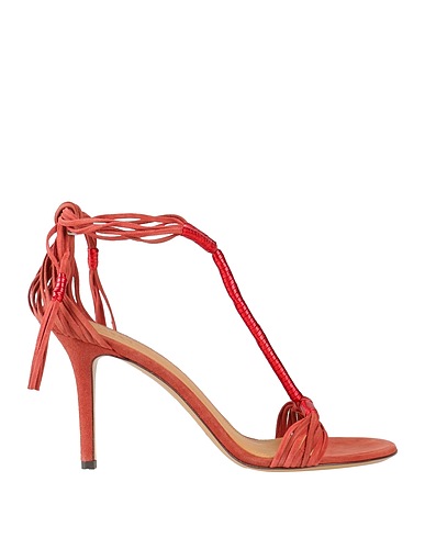 ISABEL MARANT Sandals Red Leather