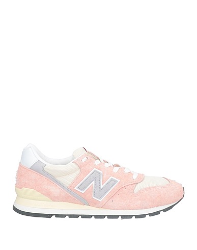 NEW BALANCE Sneakers Pink Leather, Textile fibers