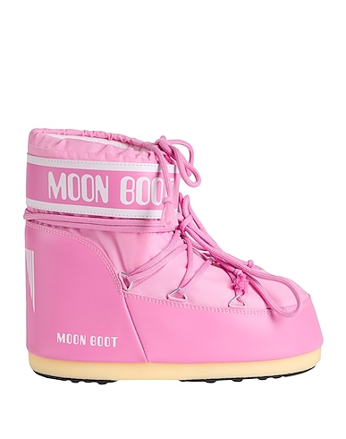 MOON BOOT Ankle boot MB ICON LOW NYLON
 Pink 60% Polyamide, 40% PVC - Polyvinyl chloride