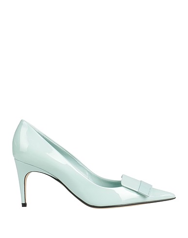 SERGIO ROSSI Pump Light green Leather