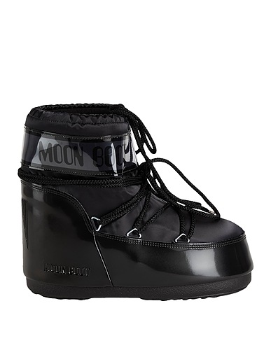 MOON BOOT Ankle boot MB ICON LOW GLANCE
 Black 40% PVC - Polyvinyl chloride, 30% Polyamide, 30% Polyester