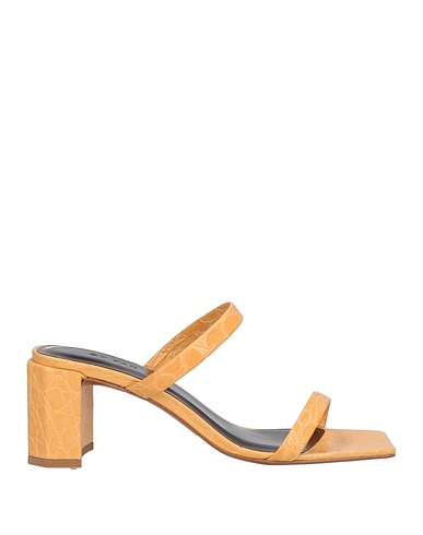 BY FAR Sandals Sand Leather