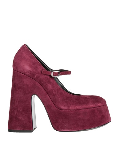 VIC MATIĒ Pump Plum Leather