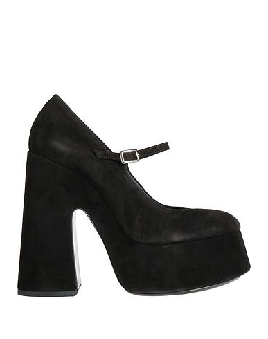 VIC MATIĒ Décolleté Nero Pelle