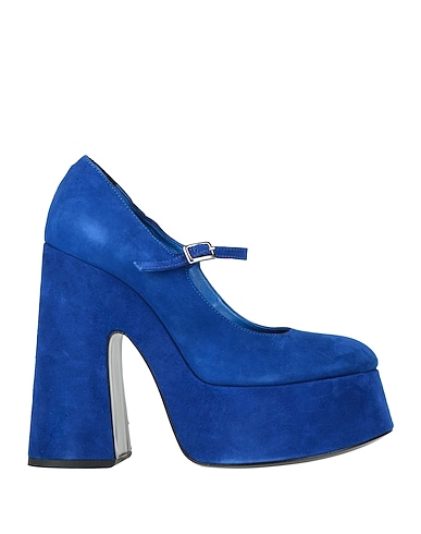 VIC MATIĒ Pump BLU CHINA Leather