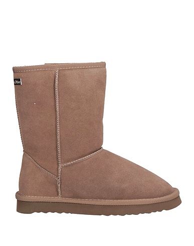S.OLIVER Stiefelette Khaki Leder