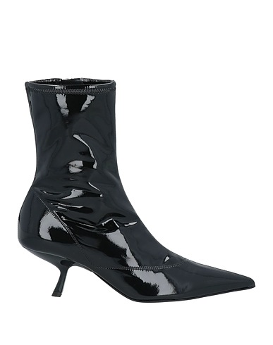 SERGIO ROSSI Ankle boot Black Textile fibers