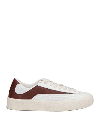 BY FAR Sneakers White Leather, Textile fibers