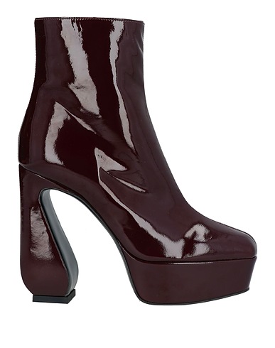 SI ROSSI by SERGIO ROSSI Ankle boot Burgundy Leather