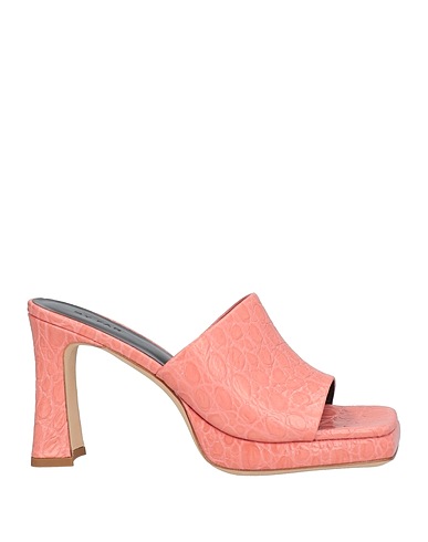 BY FAR Sandals Salmon pink Leather