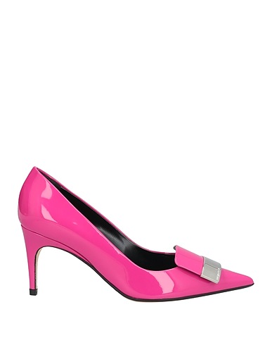 SERGIO ROSSI Pump Fuchsia Leather