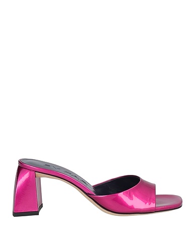 BY FAR Sandals Magenta Leather