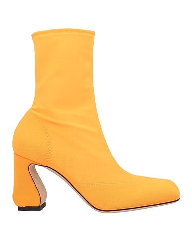 SI ROSSI by SERGIO ROSSI Ankle boot Orange Textile fibres