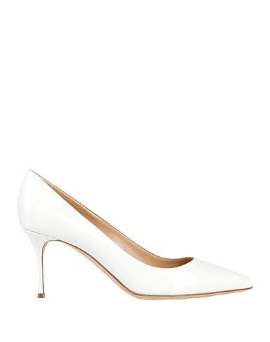 SERGIO ROSSI Pumps Weiß Leder