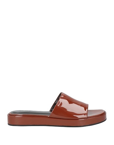BY FAR Sandals Brown Leather