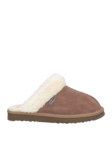 S.OLIVER Mules und Clogs Khaki Leder, Gewebefasern