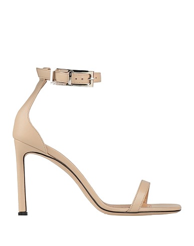 SERGIO ROSSI Sandals Beige Leather